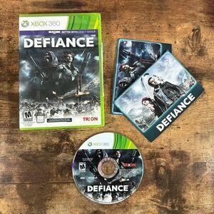 Defiance (Microsoft Xbox 360, 2013) TESTED NO MANUAL ~ HAS CARDS & DISC & CASE